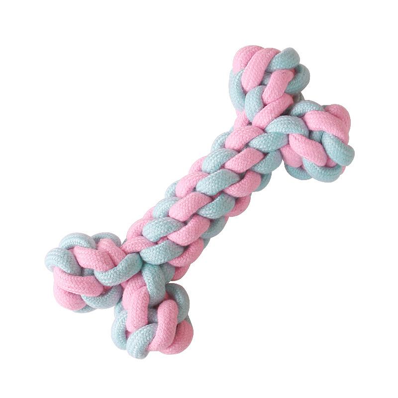 Candy-colored, Chewable Cotton Rope Teething Toy Set, Pet Gnawing, Dog Chewing Toy, Pet Teething