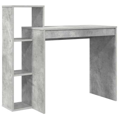 Concrete Grey Desk 100 X 40 X 90 Cm Particleboard