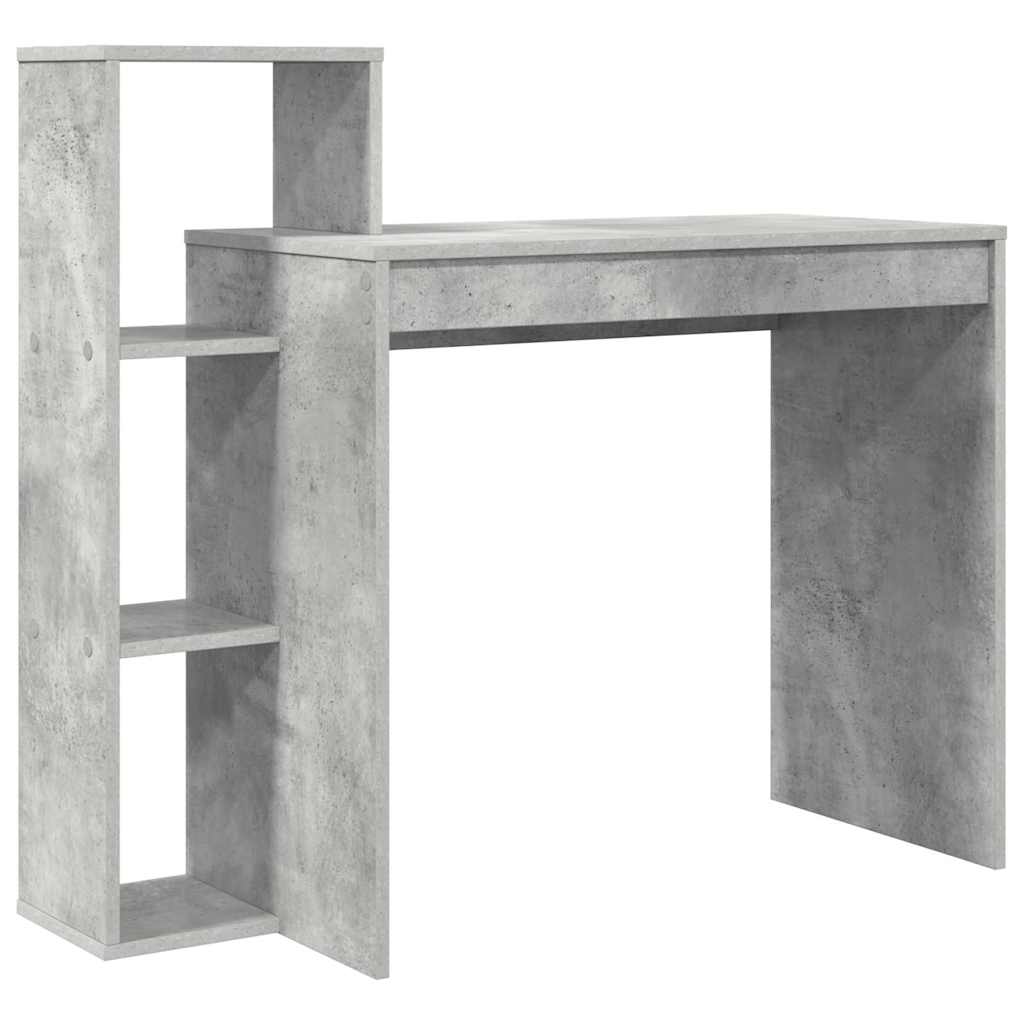 Concrete Grey Desk 100 x 40 x 90 cm Particleboard