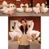 White Goose Plush Toy Set With Dress Up Costumes For Children And Kids