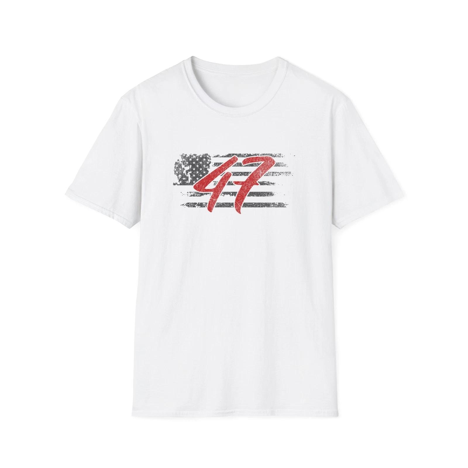 47 Trump Vintage American Flag Unisex T-Shirt, Patriotic Tee, Independence, 4th L