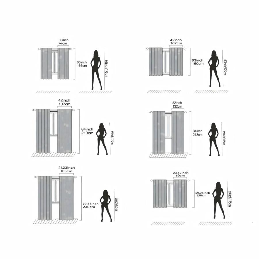 2pcs- Cherry Blossom Samurai Polyester Curtains, Pole Bag Curtains 42*84, Bedroom, Living Room, Home Room Decoration