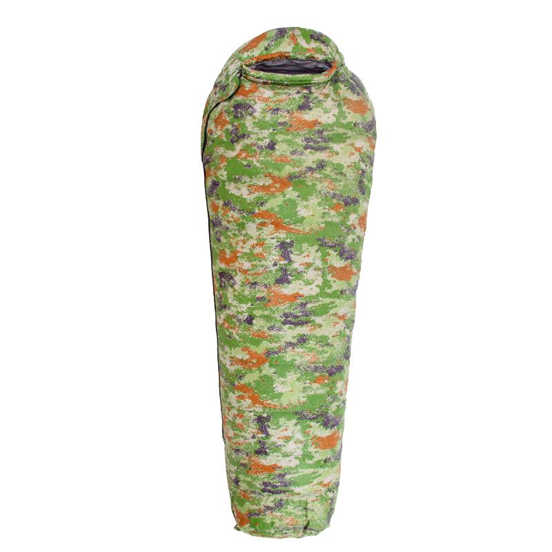 BingXiaowan Outdoor Mummy Down Camo Sleeping Bag