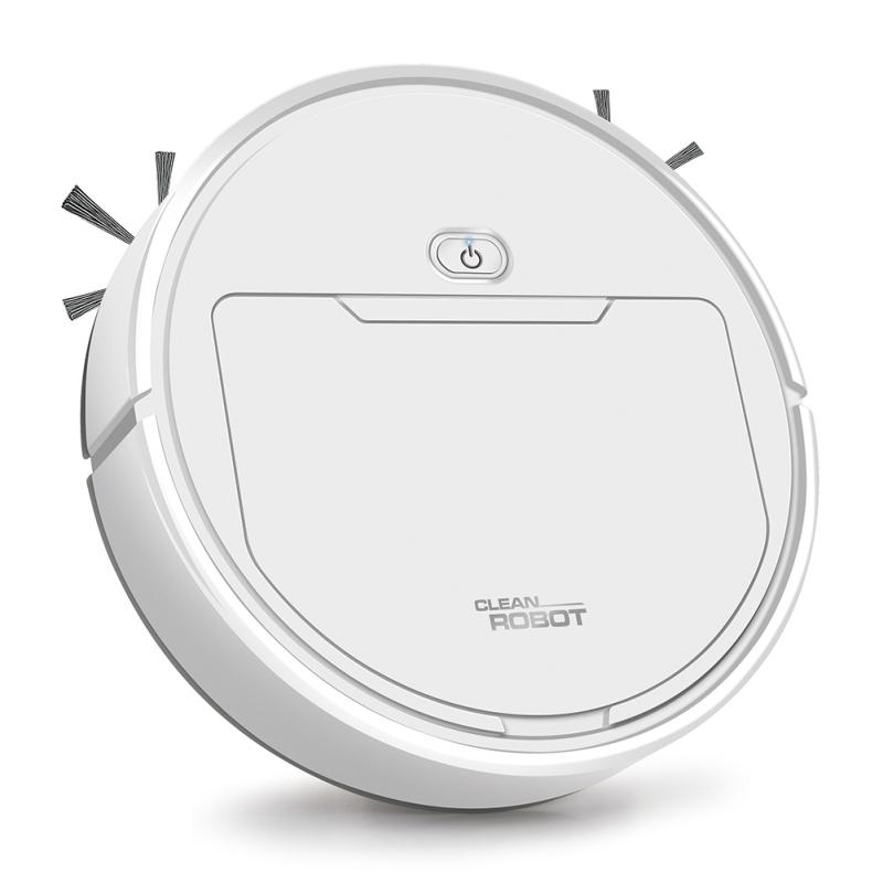 

Подметальный пылесос Умный робот-пылесос 3-в-1 Автоматическая перезаряжаемая умная машина для очистки пола 01 suction sweep white