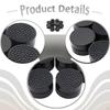 20Pcs Flower Pot Feet Lifters Invisible Solid Rubber Planter Anti Slip for Balcony Indoor