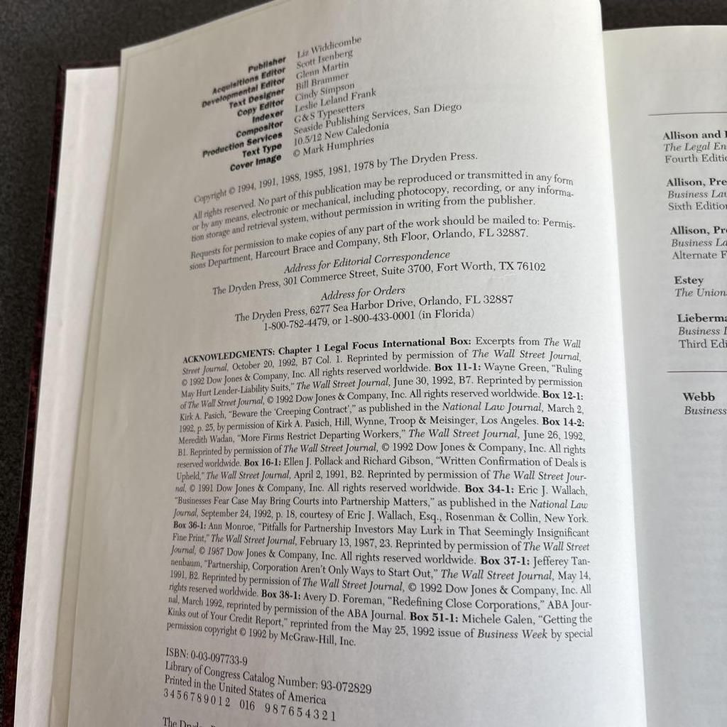 [USED] Business Law: Texts and Cases