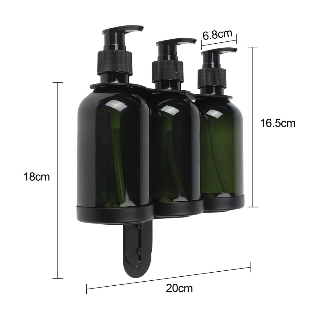 Manueller Seifenspender Pumpflasche mit Wandhalterung für verschiedene Produkte