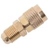 R410a-Adapter 5/16 SAE F Schnellkupplungen auf 1/4 SAE M Bördel 5/16 SAE M auf 1/4 SAE