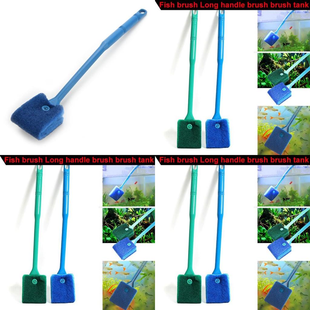 Premium Quality Scrubber Algae Remover Brush With Long Handle For Aquarium Fish Tank Cleaning
