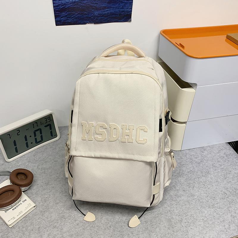 School Bag High Quality School Bag Ins Trendy Couple Leisure Travel Backpack Large Capacity Strong and Durable