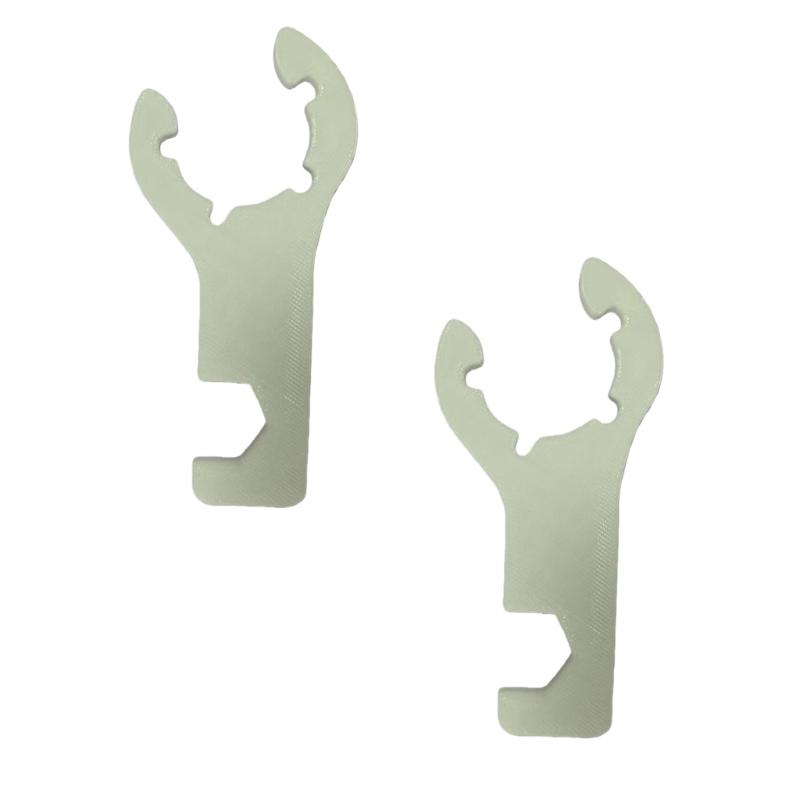 2pcs Multifunctional Gas Bottle Wrench Tools ABS Construction RVs Motorhome Campers Accessories Caravans Gas Bottle Wrench белый