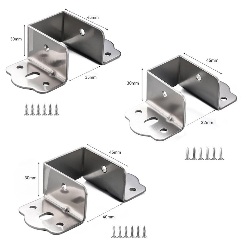 Cold-rolled Steel Construction Bed Rail Brackets Heavy Duty Support Metal Hinges