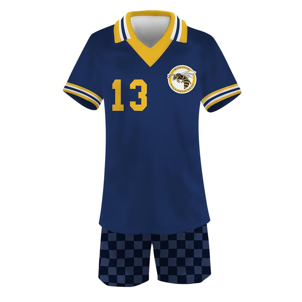 2 Season Yellowjackets Sports Shortsleeved Shorts Suit Number One To Sixteen