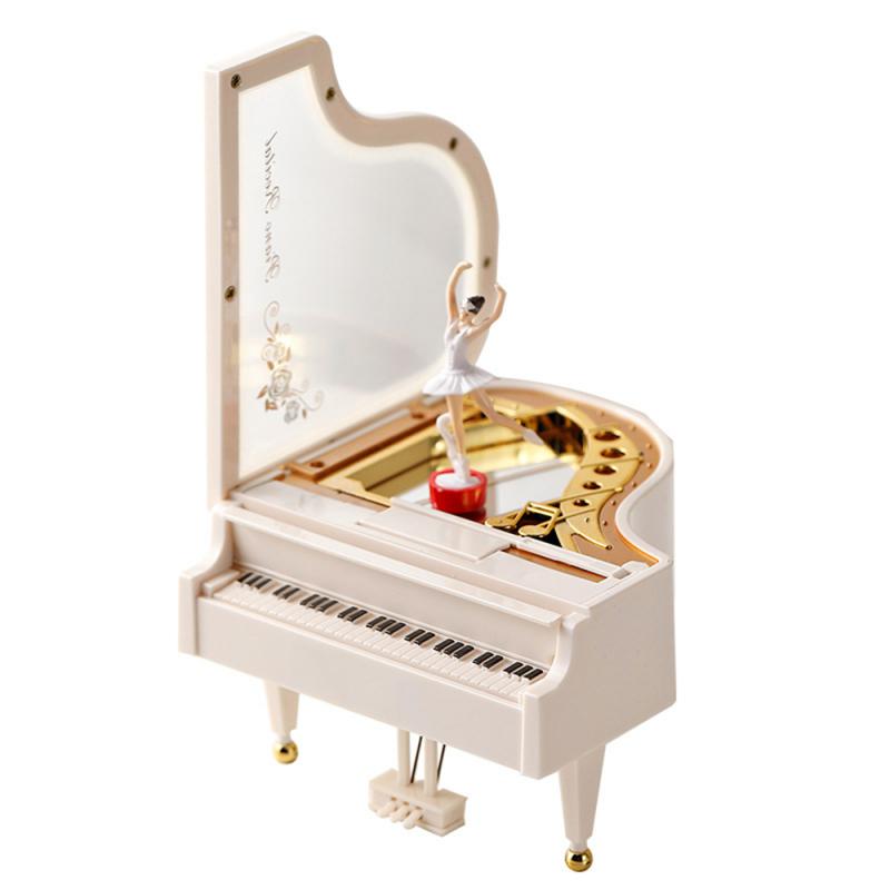 Mistery Box Spirit Box Piano Model Wedding Gift Metal Antique Musical Boxes Creative Home Decoration Music Box
