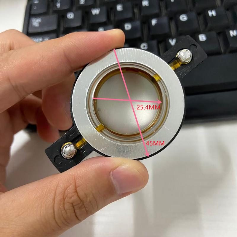 GHXAMP 25Core 25.4mm Titanium Film Drive Head Voice Coil Horn Tweeter Stage Tweeter Accessories 2PCS