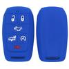 Silicone Key Case For Ram 1500 Dt / Trx / 2500 3500 Hd -, Soft Rubber Key Fob Cover Anti-Drop Protector 4/5/6 Buttons
