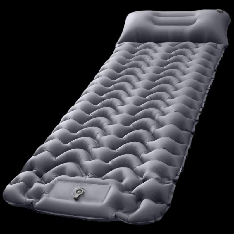 

Portable Foot-Press Inflatable Camping Mat 196*125*9