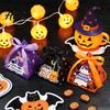 Creative Holiday Packaging for Snacks Halloween Triangle Candy Box Pumpkin Ghost Witch Themed Treat Gift Box with Foldable Paper Boxes Cookies
