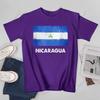 Unisex Unisex Vintage Nicaragua Flag Nicaragua Tshirt Tees T Shirts WoUnisex Boys 100 Cotton TShirt