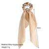 1 pièce de chouchou élastique pour cheveux pour femmes, nœud, foulard, bandeau solide pour filles, accessoires pour cheveux