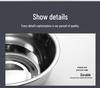 Stainless Steel Kitchen Basin: Thickened Soup, Vegetable, Wash & Dough Basin
