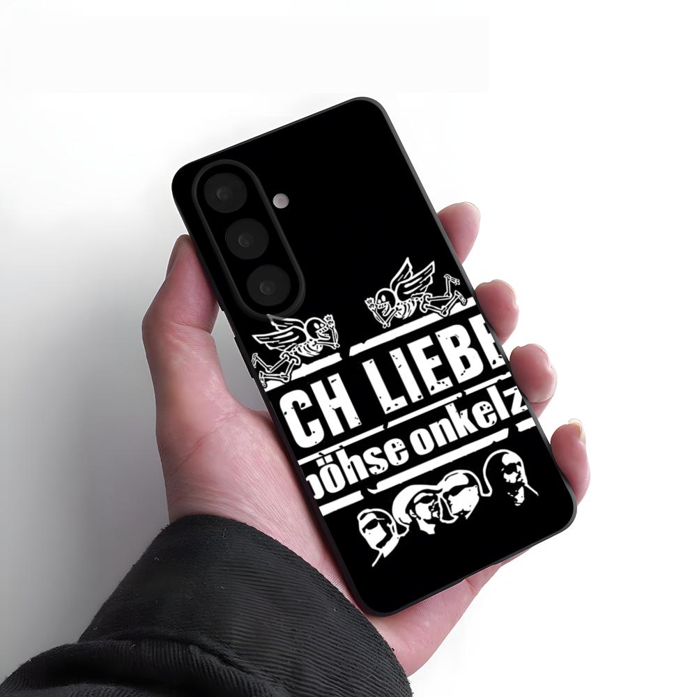 

B-Bohse Onkelz Band Phone Case For Samsung A25 A13 A33 5G A54 A36 A35 A56 A52 A14 Shockproof Soft Cover Samsung A05