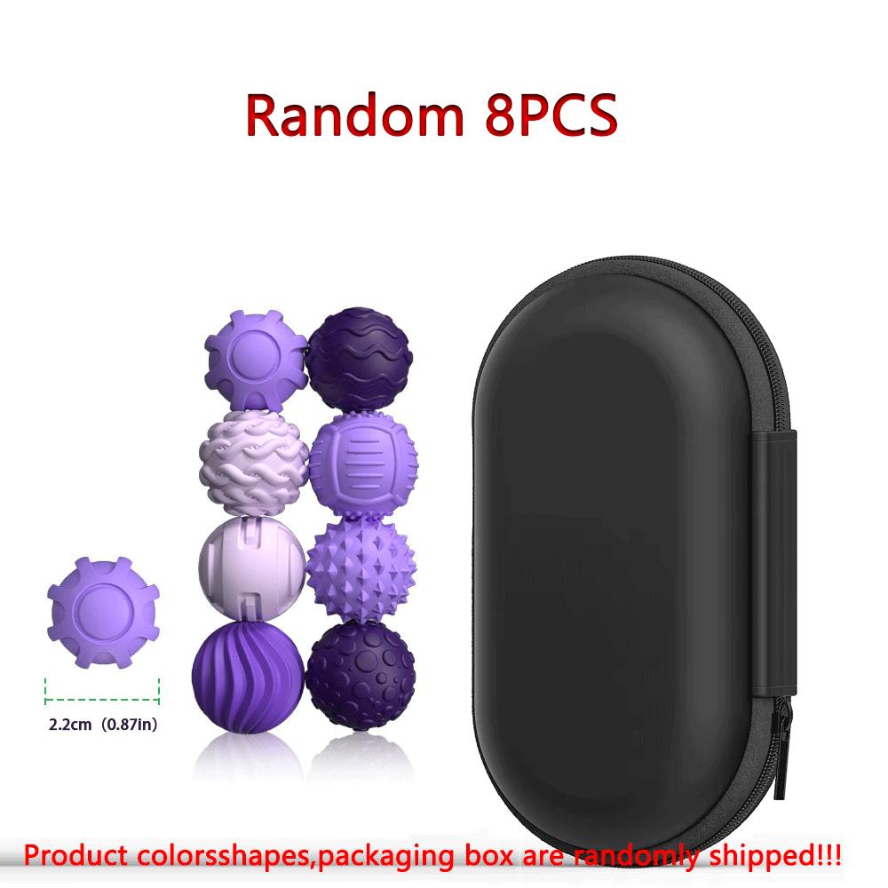 Silicone Magnetic Sensory Balls Fidget Toy Worry Autism Calming Fidgeting Kid Adults Anxiety Relief Stress Round Compression Bouncy Durable Elastic