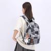Women's Retro Plaid Large Capacity School Backpack - Japanese College Style