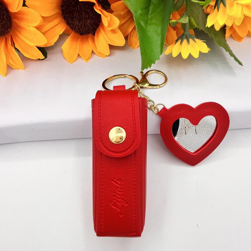 Mini Lippenstift & Lippenbalsam Handgepäcktaschen-Schlüsselanhänger – Stilvolles Geschenk Münzbörse