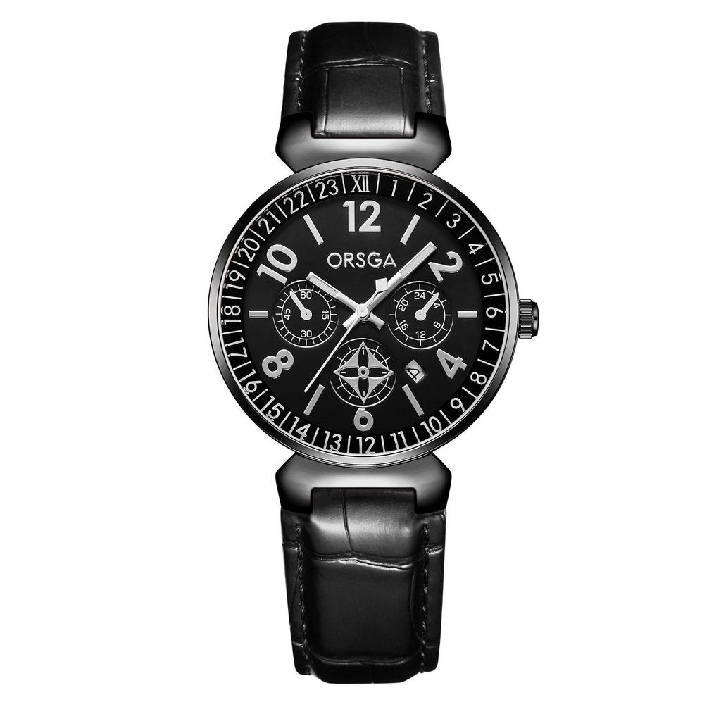 ORSGA Women's Fashion Waterproof Quartz Wristwatch - High-end Casual Calendar Design