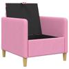 Pink Storage Sofa 72 x 78 x 87 cm Polyester