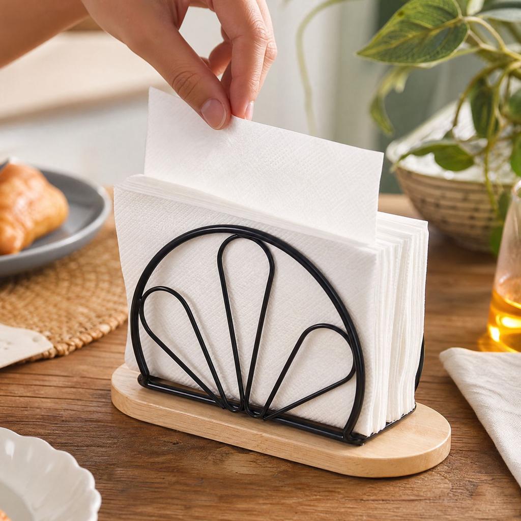 Tissue and Napkin Holder with for Kitchen Table