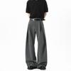 Three-dimensional Pleated Wide-leg Pants A-shaped Silhouette Casual Pants Men's Design Sense Loose Drape Floor Pants