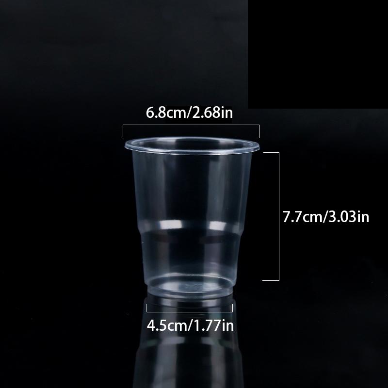 50Pcs Disposable Clear Plastic Cup Outdoor Picnic Birthday Kitchen Party Tableware Party Plastic Cups For Cold Drinks