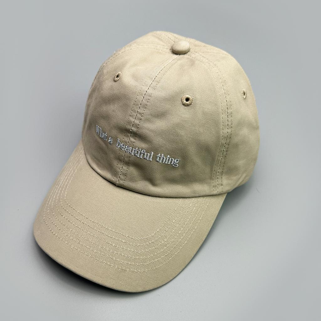 Letter Star Embroidered Baseball Cap Men'S And Women'S Sunshade Simple Retro Face Cap