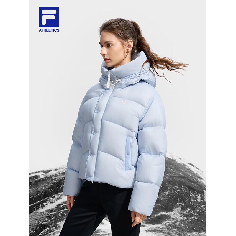 FILA Women's Hooded Loose Fit Winter Down Jacket