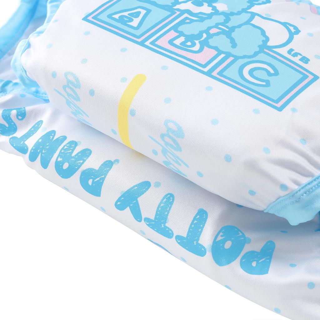 LittleForBig Adult Training Pants with Elastic Waistband Cloth Diaper Alternative · Washable · Leak-Proof · Caregiving Use Blue S