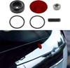 Uniwersalny Pasuje do Wszystkich Pojazdów Samochodowy Zestaw Bez Wycieraczki Tylnej Zaślepka Wycieraczki Zaślepka (40mm Czarny) (Czerwony)