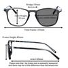 Men Glasses with Diopters Photochromic Progressive Multifocal Glasses Photochromic Near and Far Multifocal Eyeglasses