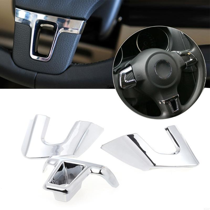 2025 New ABS Chrome Steering Wheel Trim Cover