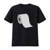 Funny Toilet Paper Roll T Shirt For Soft Cotton Vintage Versatile Top For Everyday Wear Graphic Slightly Unisex