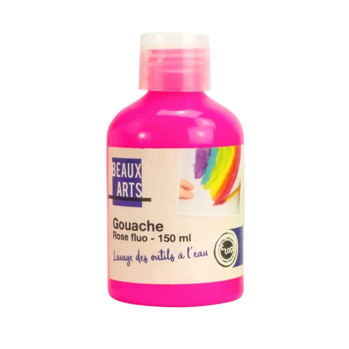 Gouache pour enfant Rose fluo 150ml