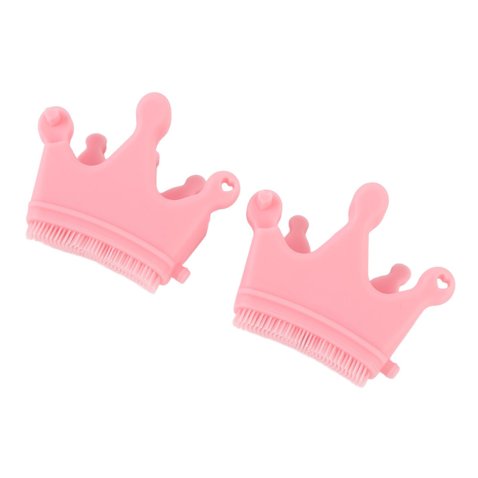 

2шт. Разделитель для ногтей Щеточка для ногтей Многофункциональная силиконовая Щеточка для ногтей Разделитель для ногтей розовый