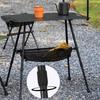 Gambe Tavolo da Campeggio Estensibili per Esterno con Design Telescopico Adatte per Allestimenti Portatili e Adattamenti Stabili