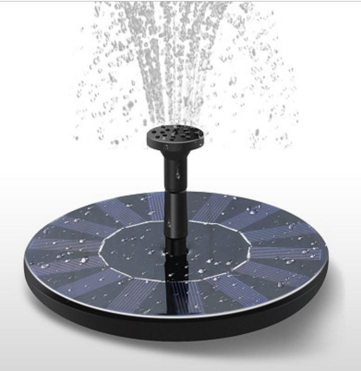 Solar-Powered Floating Bird Bath Fountain for Ponds and Gardens