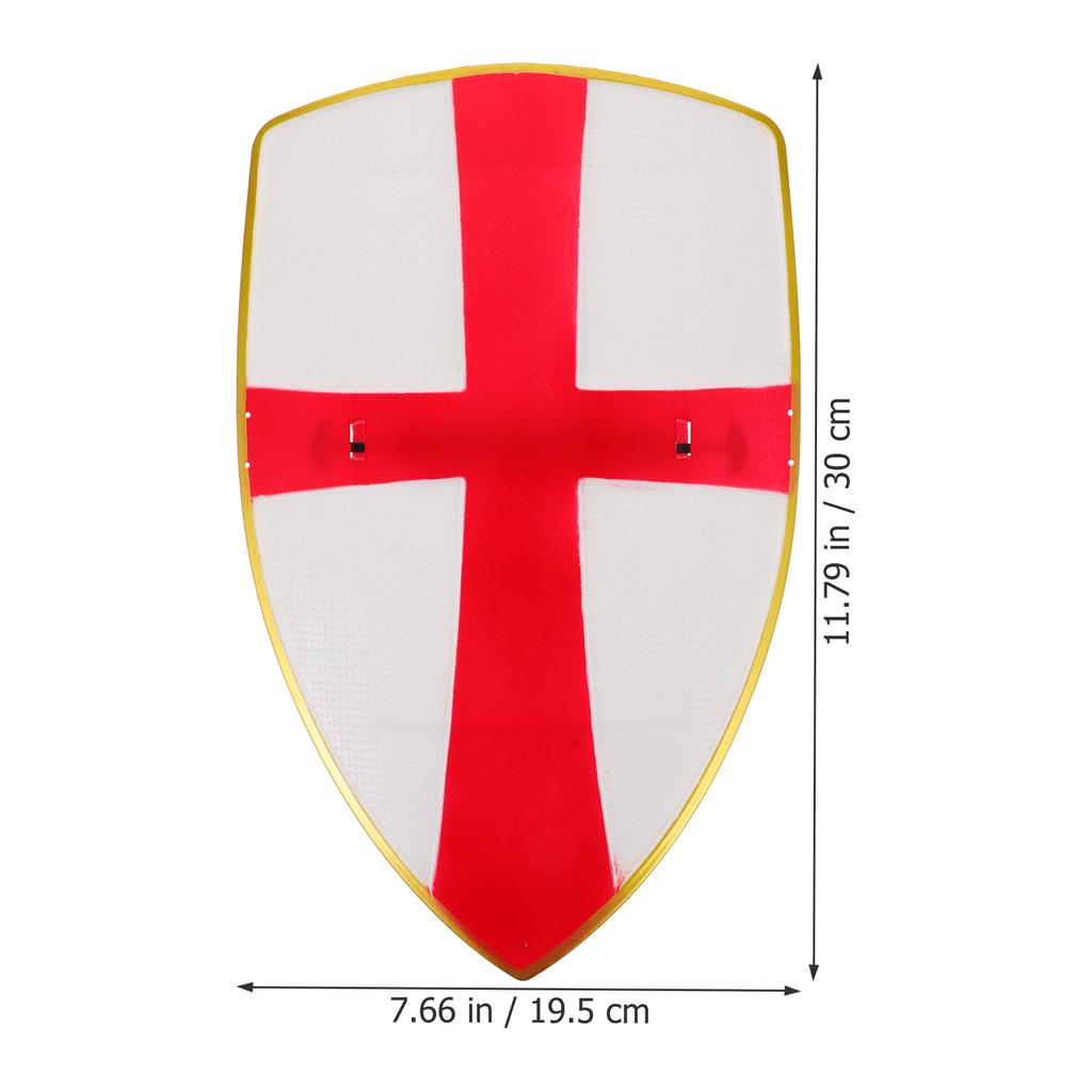 Shield Toy Medieval Costume Accessory Boys Costumes Kids Costume Viking Shield Prop Plastic Shield for Kids Role-playing Prop