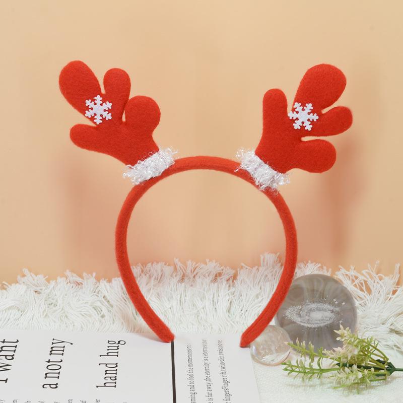 Festliche Weihnachts-Kopfbedeckung: Kostüm-Stirnband für Kinder und Erwachsene & Party-Haarschmuck