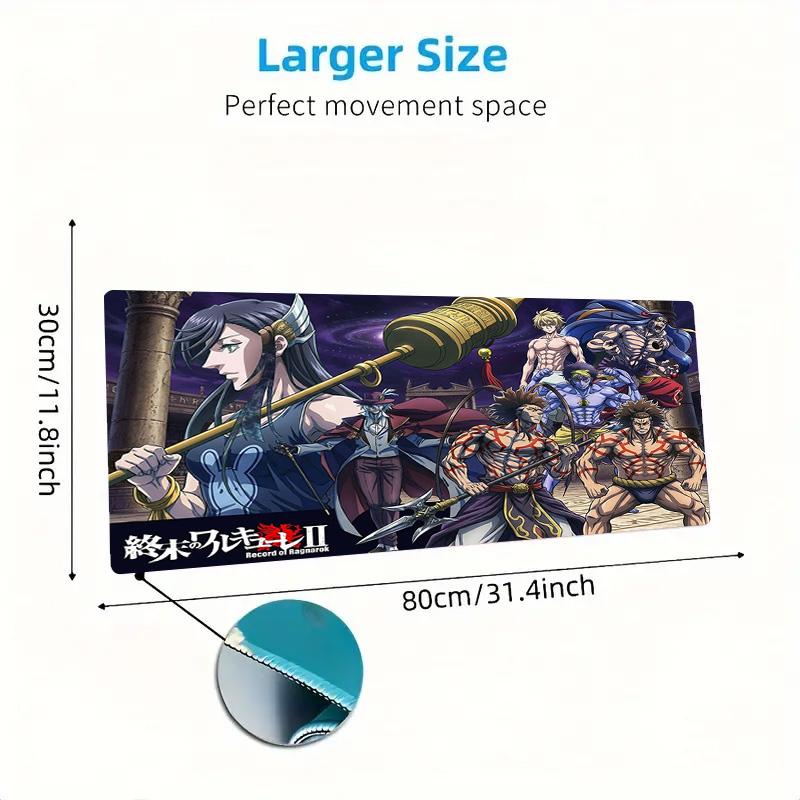 Recorde of Ragnarok Color Mouse Pad Large Gaming Table Cushion Non-slip Laptop Tablet Big Mousepad XXL Mat Mini PC Playmat With Lock Edge