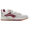 Li Ning Wave Pro Comfortable Slip Resistant Abrasion Resistant Low Top Skateboard Shoes Men's White Red AECR073-4