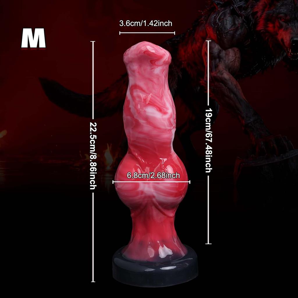 Dog Knot Dildo Anal Plug Animal Penis Masturbator Dick-Dildo Sex Toys For Man Women Prostate G-spot Massager Anal Penetration 18